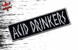 ACID DRINKERS LOGO - biały napis + biała ramka Picture